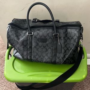 Coach Black Duffle Bag